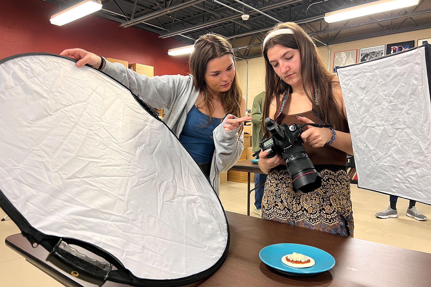 Before Cherry Creative photographers started visiting restaurants for the dining guide, I facilitated a lighting workshop for editors to teach skills to stage photographers.